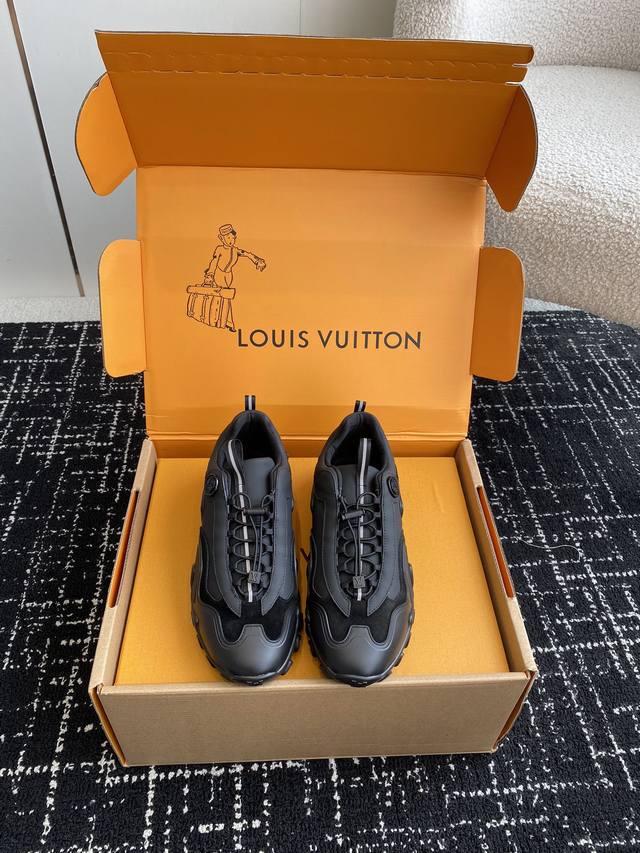 代购级 Louis Vuitton Ss24 New Arrival Lv 24秋冬new Runaway 女士户外 休闲运动鞋 原版购入，拆卸copy，专柜老